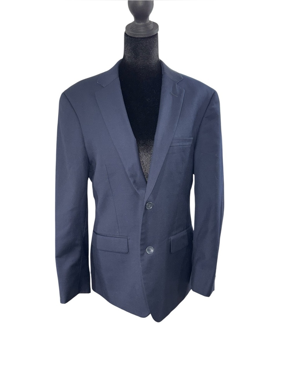 Pronto Moda Snello Men's Navy Two-Button Blazer Size 38S